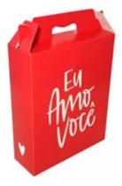 Caixa Tipo Sacola Amo Você Premium Dia Das Mães Papelão