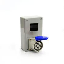 Caixa tomada industrial 4(3p+t) 220/240v 16a strahl sd-4049