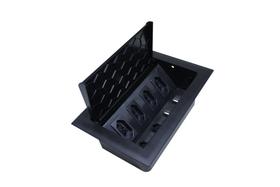 Caixa Tomada Mesa Embutir 4 Tomadas 2 Rj45 + 1 Usb + 1 Hdmi Preta