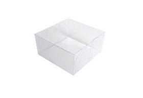 Caixa Transparente Quadrada Nº2 08x08x4cm C/10 Und