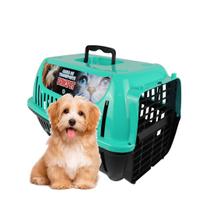 Caixa Transporte Cachorro e Gato Pequeno Porte Brinqpet N1