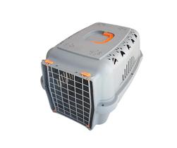 Caixa Transporte Falcon Neon Aço Para Cães E Gatos Nº2