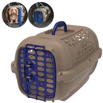 Caixa Transporte Para Cachorro Cães Gatos até 15 Kg Panther Gold N3 - Plast Pet
