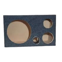 Caixa Trio 12 Dutada 45 Litros Repartição 1 Driver + 1 Tweeter