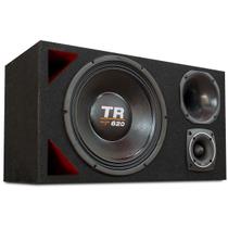 Caixa Trio Automotivo Completa Alto Falante Triton Tr 620