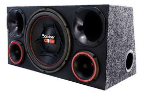 Caixa Trio Completa Bomber One 12 + 2 Driver + 2 Tweeter