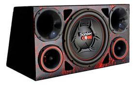 Caixa Trio Completa Bomber One 12 Pol + 2 Driver + 2 Tweeter