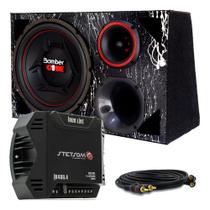 Caixa Trio Completa Bomber One 12 Pol + Modulo Stetsom