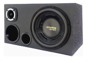 Caixa Trio Completa Detoner Cara Preta 12 Polegadas 600wrms