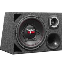 Caixa Trio Completa Dutada Subwoofer Bomber One 12 Polegadas