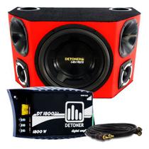Caixa Trio Detoner 12 Cara Preta Completa + Modulo Digital