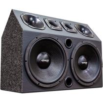 Caixa Trio Dupla Dutada Falante 12 + 2 Cornetas 2 Tweeters