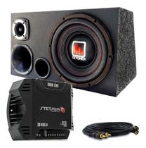 Caixa Trio Dutada Sub Detoner 12 300 Wrms + Modulo Stetsom