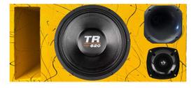 Caixa trio duto régua alto falante triton tr 620 unlike 400 cores