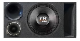 Caixa trio duto régua colorido médio grave triton tr 620 compet módulo taramps Caixa trio duto régua colorido médio grave triton tr 620 compet módulo taramps