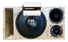 CAIXA TRIO DUTO RÉGUA FRENTE COLORIDA TR 850 4 OHMS UNLIKE 500 + MÓDULO DS800x 4 COR:BRANCO CAIXA TRIO DUTO RÉGUA FRENTE COLORIDA TR 850 4 OHMS UNLIKE 500 + MÓDULO DS800x 4 COR:BRANCO