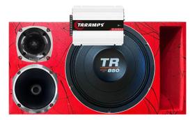 CAIXA TRIO DUTO RÉGUA FRENTE COLORIDA TR 850 4 OHMS UNLIKE 500 + MÓDULO DS800x 4 COR:VERMELHO CAIXA TRIO DUTO RÉGUA FRENTE COLORIDA TR 850 4 OHMS UNLIKE 500 + MÓDULO DS800x 4 COR:VERMELHO