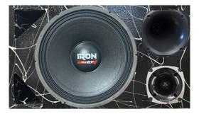 Caixa trio duto triângulo alto falante etm iron 1k4 unlike 500 cores