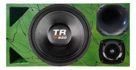 Caixa trio duto triângulo alto falante triton tr 620 unlike 400 cores