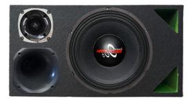 Caixa trio duto triângulo colorido alto falante hard power hp 750 unlike 500