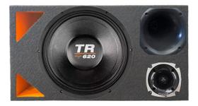 Caixa trio duto triângulo colorido alto falante triton tr 620 unlike 500