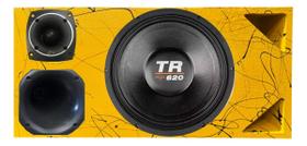 Caixa trio duto triangulo médio grave triton tr 620 compet cores módulo taramps Caixa trio duto triangulo médio grave triton tr 620 compet cores módulo taramps