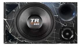 Caixa trio duto triangulo médio grave triton tr 620 unlike 400 cores módulo taramps