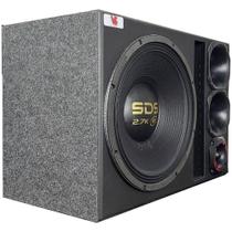 Caixa Trio Eros SDS 2.7k 15 Pol + Driver e Tweeter Hinor - ViniSound