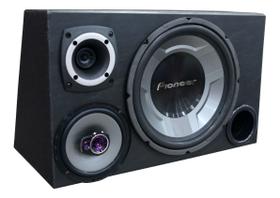 Caixa Trio Grave Medio Agudo Pioneer 12 Pol 6 Pol Tweeter Caixa Trio Grave Medio Agudo Pioneer 12 Pol 6 Pol Tweeter