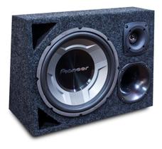 Caixa Trio Pioneer Completa Som Automotivo Carro 450w Rms