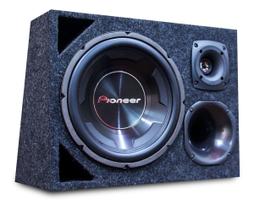 Caixa Trio Pioneer Completa Som Automotivo Carro 750w Rms Caixa Trio Pioneer Completa Som Automotivo Carro 750w Rms