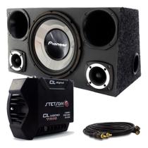 Caixa Trio Pioneer Completa Sub 12 + Módulo Stetsom Cl 1500