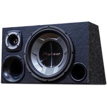 Caixa Trio Pioneer Sub Ts-W3060Br + 1 Driver + 1 Tweeter 350W Rms Caixa Trio Pioneer Sub Ts-W3060Br + 1 Driver + 1 Tweeter 350W Rms