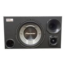 Caixa Trio Pioneer Ts-W3060br 350WRMS 12 Pol + D200 + St200