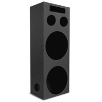 Caixa Trio Residencial Bob Esponja Vazia Player 1 Din 2 Alto Falante 12" Corneta Tweeter Preto