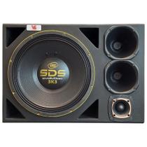 Caixa Trio SDS 3k3 15 Pol. Duto Triangulo +2 Driver +1 Tw - Vinisound