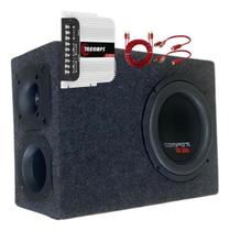 Caixa trio slim subwoofer sb 200 8 pol 200w completa Caixa trio slim subwoofer sb 200 8 pol 200w completa
