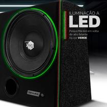 Caixa Trio Som Automotivo 12 Polegadas Shutt Xplode Neon Led 400W Driver + Corneta + Tweeter