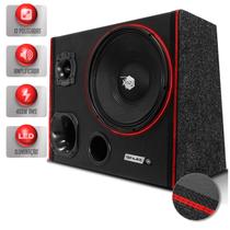 Caixa Trio Som Automotivo 12 Polegadas Shutt Xplode Neon Led 400W Driver + Corneta + Tweeter