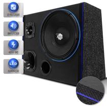 Caixa Trio Som Automotivo 12 Polegadas Shutt Xplode Neon Led 400W Driver + Corneta + Tweeter