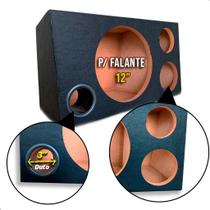 Caixa Trio Som Automotivo Falante 12 Polegadas 38 Litros 100% Mdf Qualidade Premium