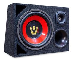 Caixa Trio Som Carro Automotivo Completa Sub 12 Polegadas Caixa Trio Som Carro Automotivo Completa Sub 12 Polegadas