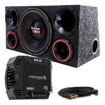 Caixa Trio Som Completa Bomber One 12 + Módulo Stetsom