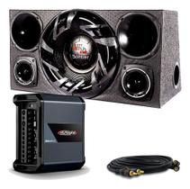 Caixa Trio Som Completa Bomber Upgrade + Modulo Soundigital