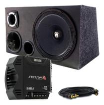 Caixa Trio Som Completa Bomber W-one 12'' + Módulo Stetsom