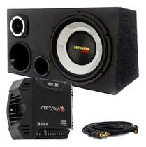 Caixa Trio Som Completa Detoner Bass 12 + Modulo Stetsom