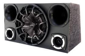Caixa Trio Som Completo Bravox 12 Pol + 2 Driver + 2 Tweeter