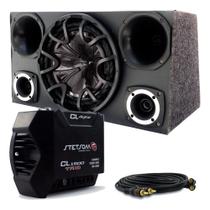 Caixa Trio Som Completo Bravox 12 Pol + Stetsom Cl 1500