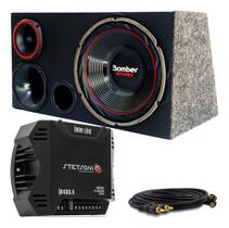 Caixa Trio Sub Bomber Detoner 12 Pol + Modulo Stetsom