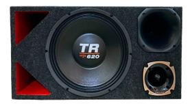 Caixa trio tr 620 duto triangular triton completa automotiva